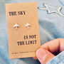 Silver Airplane Earrings. The Sky Is Not The Limit, thumbnail 1 of 3