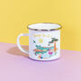 Children's Crocodile Themed Personalised Enamel Mug, thumbnail 8 of 8