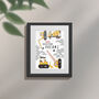 Personalised Construction Children's Nursery Framed Print, thumbnail 3 of 10