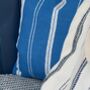 Slade Stripe Riviera Linen Blend Cushion, thumbnail 2 of 3