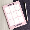 Weekly Planner Pad By Sarah Hurley | notonthehighstreet.com