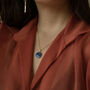 Lapis Lazuli Necklace 14k Gold Filled Natural Gemstone, thumbnail 6 of 6