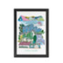 Windermere Skyline Personalised Print, Lake District, thumbnail 4 of 6