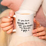 'Think Missing Me Is Hard, Try Missing You' Mug, thumbnail 3 of 8