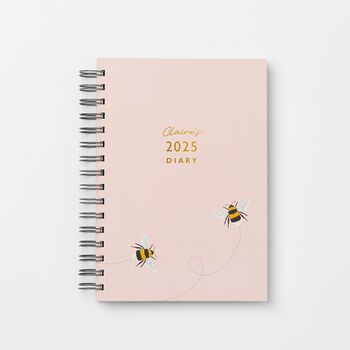 Personalised Bee 2025 Diary, 2 of 8