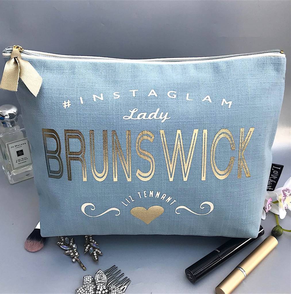 Luxury Personalised Wash Bag By lovehart