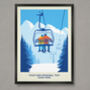 Personalised Ski Couple Poster, thumbnail 1 of 6