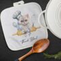 Personalised Cat In Chef Hat Gift Pot Holder / Grab, thumbnail 5 of 9