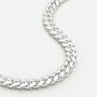 Sterling Silver Curb Chain Cuban Necklace 22 Inch, thumbnail 1 of 4