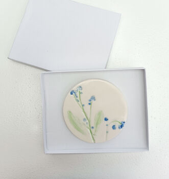 Forget Me Not Ceramic Coaster, 7 of 12