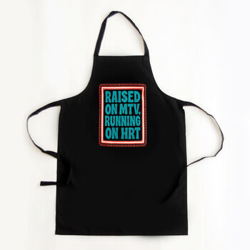 'Running On Hrt' Funny Apron For Ladies, 2 of 3