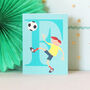 Mini F For Football Card, thumbnail 2 of 4
