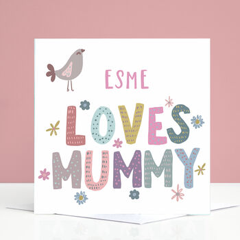 Personalised Mummy Birthday Card From Girls Or Boys, 2 of 4