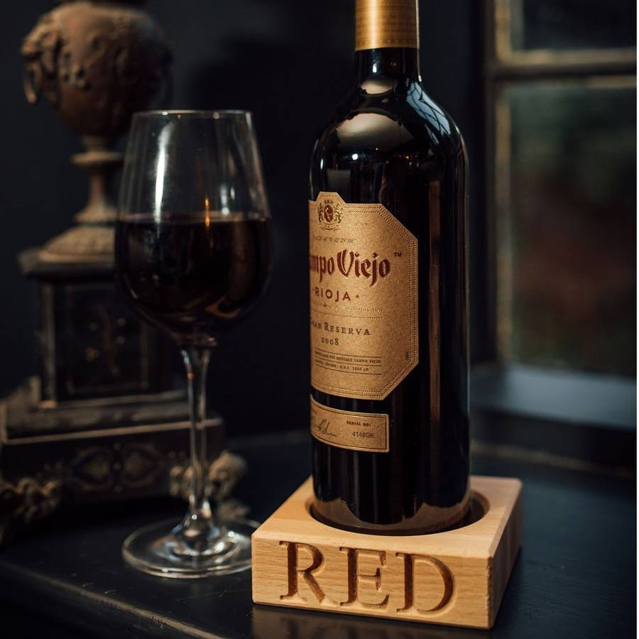 Download Red Wine Bottle Stand By Marquis & Dawe | notonthehighstreet.com