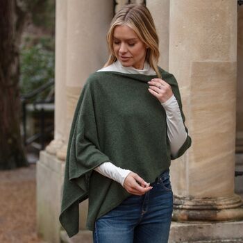 Lucy Four Way Cashmere Poncho, 9 of 12