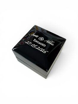 Personalised Ring Box, 2 of 2