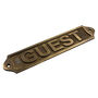 Custom Guest Brass Plaque Wall Sign, thumbnail 5 of 12