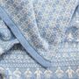 Personalised Lambswool People Baby Blanket In Blue, thumbnail 4 of 6