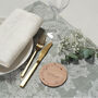 Personalised Wooden Coaster Floral Garland Place Setting, thumbnail 5 of 10