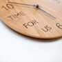 Personalised Oak Clock, thumbnail 3 of 4