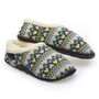 Natalia Pastel Heart Knit Women's Slippers Indoor/Garden Shoes, thumbnail 2 of 7