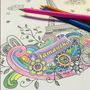 Personalised Adult Travel Colouring Book, thumbnail 3 of 5