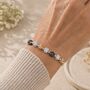 80th Birthday Drawstring Eight Disc Bracelet, thumbnail 3 of 7