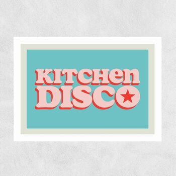 Kitchen Disco A3 Print, 2 of 3