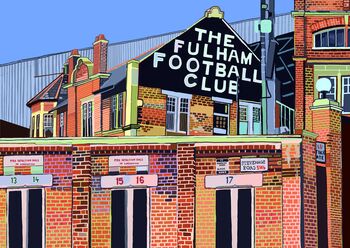 Fulham Football Club Illustration Art Print, 2 of 3