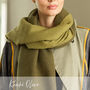 Reversible Colour Contrast Cashmere Blend Scarf, thumbnail 6 of 12