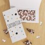 Stars Personalised Chocolate Gift Card, thumbnail 2 of 4
