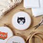 Cat Lover Cross Stitch Kit, thumbnail 2 of 5