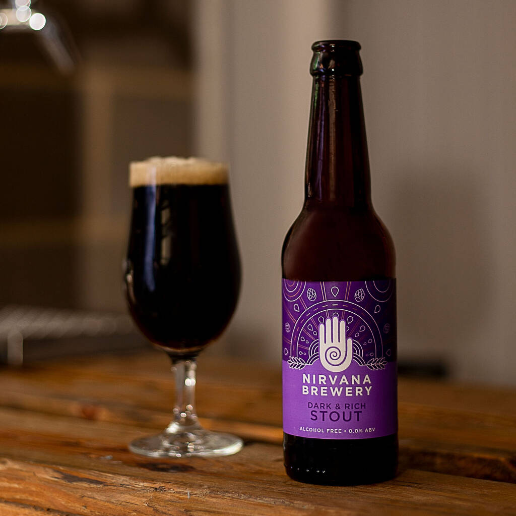 Alcohol Free Gluten Free Dark And Rich Stout 12 Gift By Nirvana Brewery
