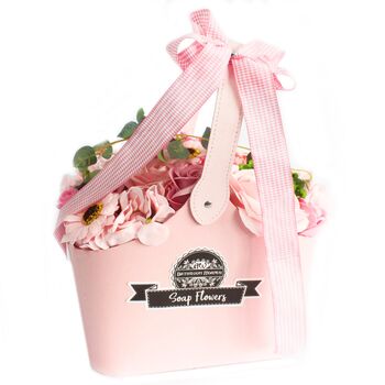 Pink Roses Bouquet Gift Basket | Everlasting Roses, 2 of 3