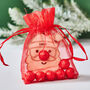 Personalised Chocolate Santa Christmas Stocking Filler, thumbnail 1 of 3
