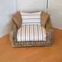 'The Willow' Luxury Rattan Pet Bed, thumbnail 3 of 7