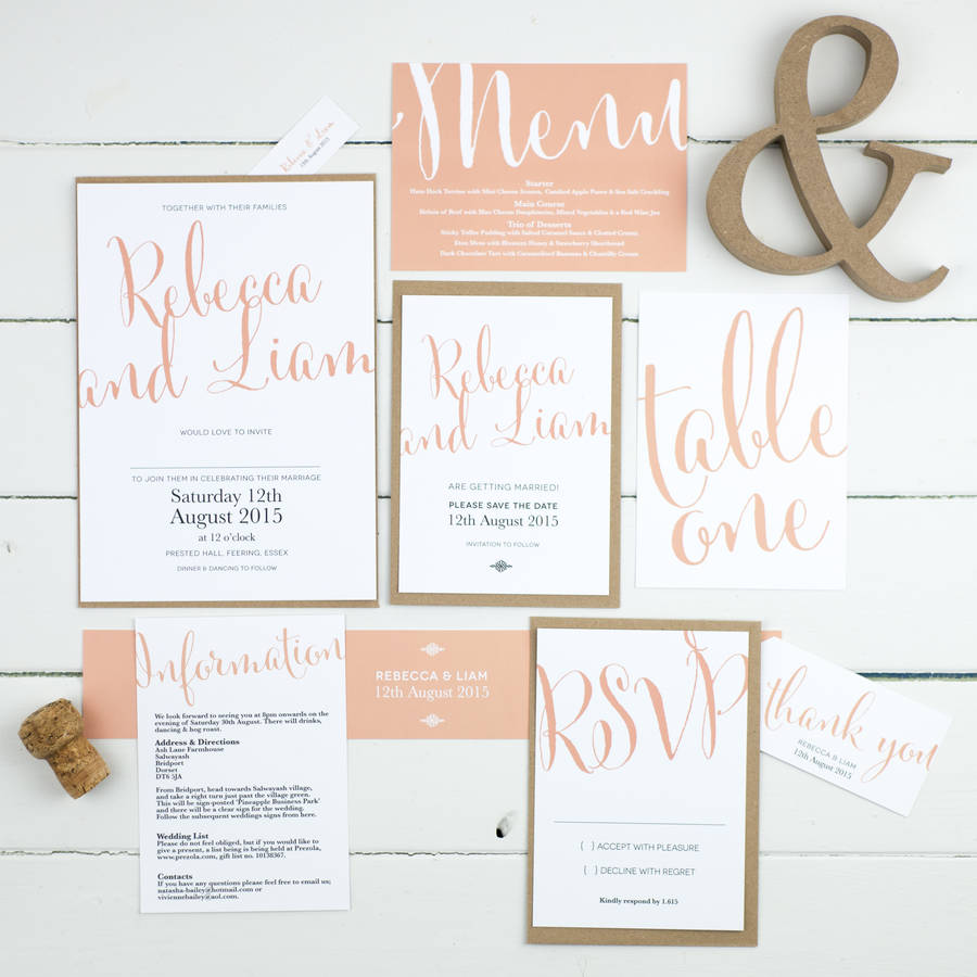 Calligraphy Script Wedding Table Number Cards By Russet And Gray Calligraphy Script Wedding Table Number Cards
