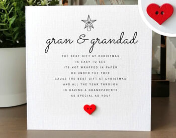 Personalised Christmas Card For Grandma And Grandad, 3 of 4