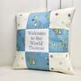 Peter Rabbit Welcome To The World Cushion, thumbnail 2 of 9