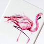Inky Flamingo Illustration Print, thumbnail 6 of 12