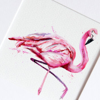 Inky Flamingo Illustration Print, 6 of 12