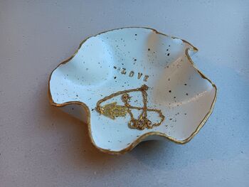 Scalloped Love Clay Dish, 6 of 10