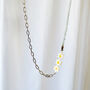 Pearl Daisy And Aquamarine Gemstone Beaded Necklace, thumbnail 7 of 12