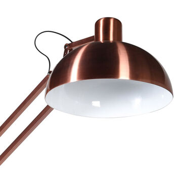 Brushed Copper Adjustable Floor Lamp, 2 of 2