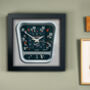 Grey Citroen 2 Cv Wall Clock, thumbnail 1 of 4