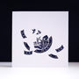 'Blue Willow Deconstructed' Part Three Greetings Card, thumbnail 2 of 2