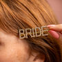 Bride Diamanté Hair Slide, thumbnail 2 of 4