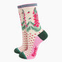 Women's Bamboo Socks Gift Box Classic Floral, thumbnail 3 of 4