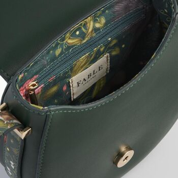 Into The Woods Green Saddle Bag, 4 of 5