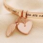 'Never Forgotten' Meaningful Word Bangle, thumbnail 3 of 7